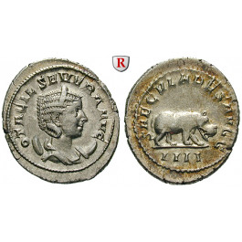 Römische Kaiserzeit, Otacilia Severa, Frau Philippus I., Antoninian 248, vz-st