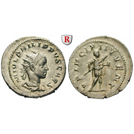 Römische Kaiserzeit, Philippus II., Caesar, Antoninian 244-246, st