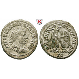 Römische Provinzialprägungen, Seleukis und Pieria, Antiocheia am Orontes, Philippus I., Tetradrachme 249, vz-st/vz