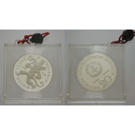 DDR, 20 Mark 1986, Gebrüder Grimm, PP, J. 1607