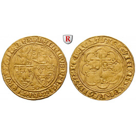 Frankreich, Henri VI., Salut d´or o.J. (um 1423), ss+
