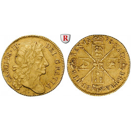Grossbritannien, Charles II., Guinea 1678, ss
