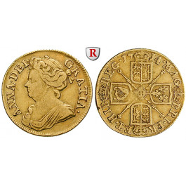 Grossbritannien, Anne, Guinea 1714, ss