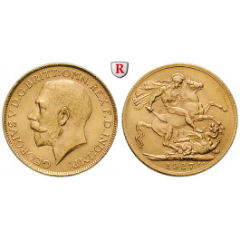 Südafrika, George V., Pound 1927, vz