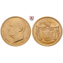 Luxemburg, Charlotte, 40 Francs (Medaille) 1964, vz+