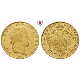 Österreich, Kaiserreich, Ferdinand I., Dukat 1848, ss
