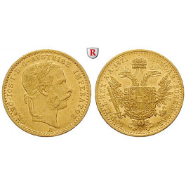 Österreich, Kaiserreich, Franz Joseph I., Dukat 1871, ss-vz