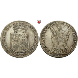 Braunschweig, Braunschweig-Calenberg-Hannover, Georg II., Reichstaler 1736, ss-vz