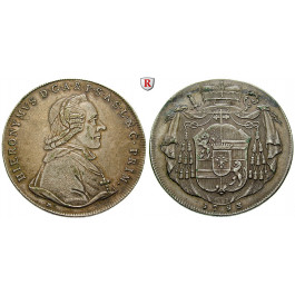 Salzburg, Bistum, Hieronymus von Colloredo, Reichstaler 1793, ss-vz