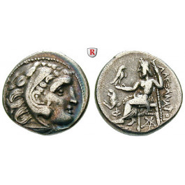 Makedonien, Königreich, Alexander III. der Grosse, Drachme 301-297 v.Chr., ss+