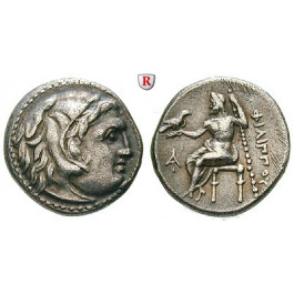 Makedonien, Königreich, Philipp III., Drachme 323-319 v.Chr., ss-vz
