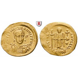 Byzanz, Justinian I., Solidus 527-565, f.vz