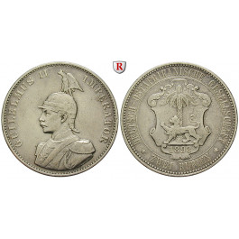 Nebengebiete, Deutsch-Ostafrika, 2 Rupien 1893, ss, J. 714