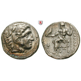 Makedonien, Königreich, Alexander III. der Grosse, Drachme 323-319 v.Chr., ss+