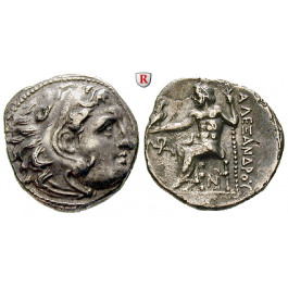 Makedonien, Königreich, Alexander III. der Grosse, Drachme 310-301 v.Chr., ss-vz