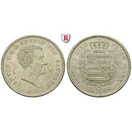 Sachsen, Königreich Sachsen, Anton, 1/3 Konventionstaler 1828, vz