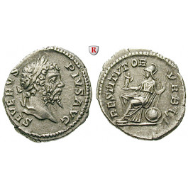 Römische Kaiserzeit, Septimius Severus, Denar 201-210, vz