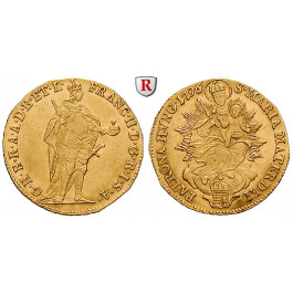 Österreich, Kaiserreich, Franz II. (I.), Dukat 1796, 3,44 g fein, f.vz