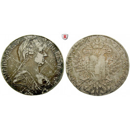Römisch Deutsches Reich, Maria Theresia, Taler 1780, ss