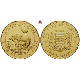 Somalia, 1000 Shillings 2011, 31,07 g fein, PP