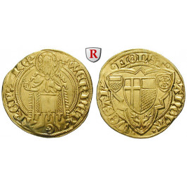 Trier, Bistum, Werner III. von Falkenstein, Goldgulden o.J. (1414-1417), ss-vz/vz