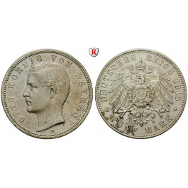 Deutsches Kaiserreich, Bayern, Otto, 5 Mark 1913, D, vz, J. 46
