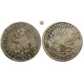 Schweiz, St. Gallen, Stadt, Taler 1621, ss