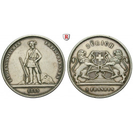 Schweiz, 5 Franken 1859, ss-vz