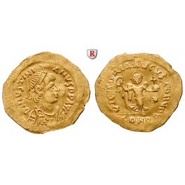 Byzanz, Justinian I., Tremissis 527-565, ss+