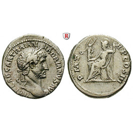 Römische Kaiserzeit, Hadrianus, Denar 119-122, ss-vz/ss