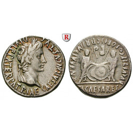 Römische Kaiserzeit, Augustus, Denar 2 v.-4 n.Chr., ss+/ss