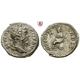 Römische Kaiserzeit, Septimius Severus, Denar 201-210, ss-vz