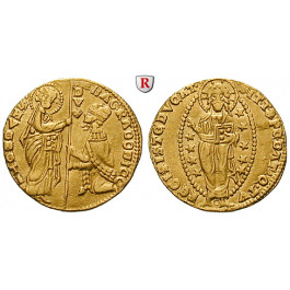 Italien, Venedig, Bartolomeo Gradenigo, Zecchino o.J., ss-vz