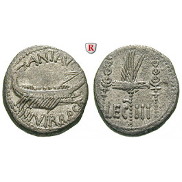 Römische Republik, Marcus Antonius, Denar 32-31 v.Chr., f.vz