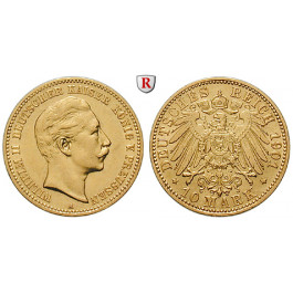 Deutsches Kaiserreich, Preussen, Wilhelm II., 10 Mark 1901, A, ss+, J. 251