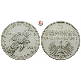 Bundesrepublik Deutschland, 5 DM 1952, Germanisches Museum, D, PP, J. 388