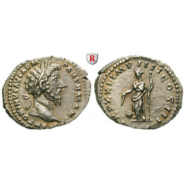 Römische Kaiserzeit, Marcus Aurelius, Denar 167, vz
