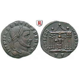 Römische Kaiserzeit, Maxentius, Follis 308-310, vz-st