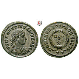 Römische Kaiserzeit, Constantinus II., Caesar, Follis 320-321, st