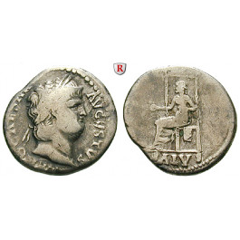 Römische Kaiserzeit, Nero, Denar 65-66, ss