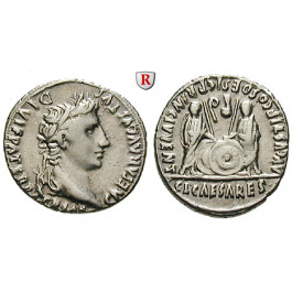 Römische Kaiserzeit, Augustus, Denar 2 v.-4 n.Chr., ss+