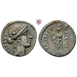 Römische Republik, Man. Acilius Glabrio, Denar 49 v.Chr., f.vz