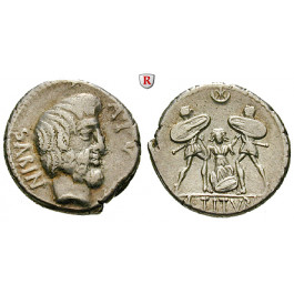 Römische Republik, L. Titurius Sabinus, Denar 89 v.Chr., ss/vz