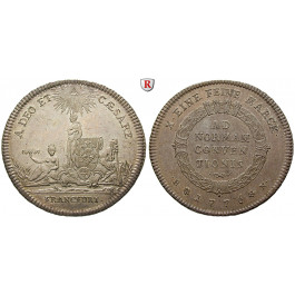 Frankfurt, Stadt, Konventionstaler 1776, vz-st