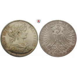 Frankfurt, Stadt, Vereinsdoppeltaler 1866, vz-st