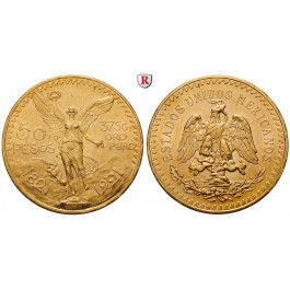 Mexiko, Vereinigte Staaten, 50 Pesos 1921, 37,5 g fein, f.vz