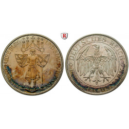 Weimarer Republik, 5 Reichsmark 1929, Meißen, E, PP, J. 339