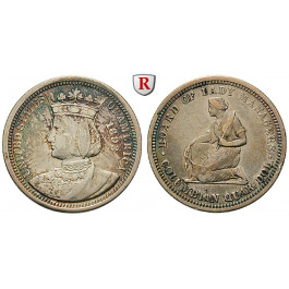USA, Quarter 1893, 5,63 g fein, ss+