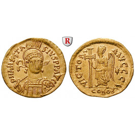 Byzanz, Anastasius I., Solidus 492-507, vz