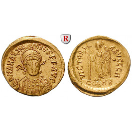 Byzanz, Anastasius I., Solidus 491-498, ss-vz